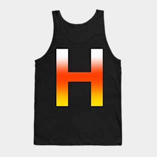 Fire Letter H Tank Top